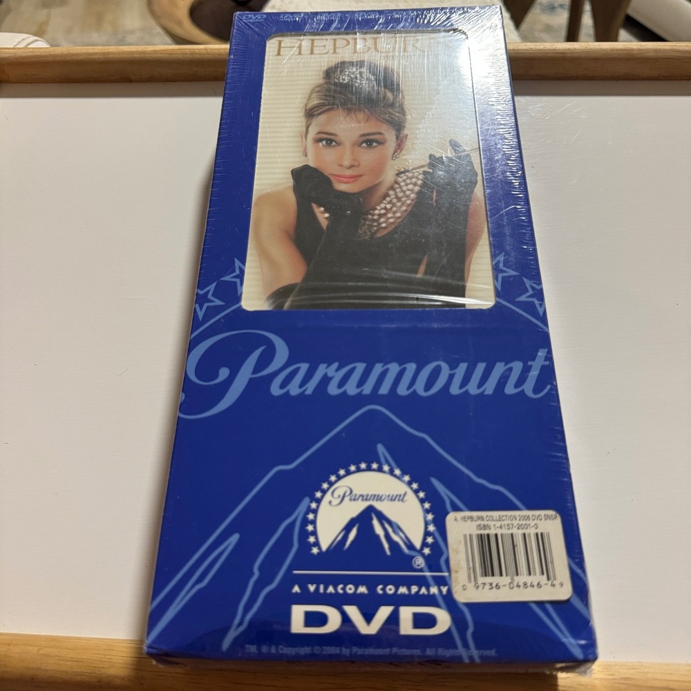 Audrey Hepburn Collection Paramount DVD Set Blue Long Box 2006 Sealed Classic
